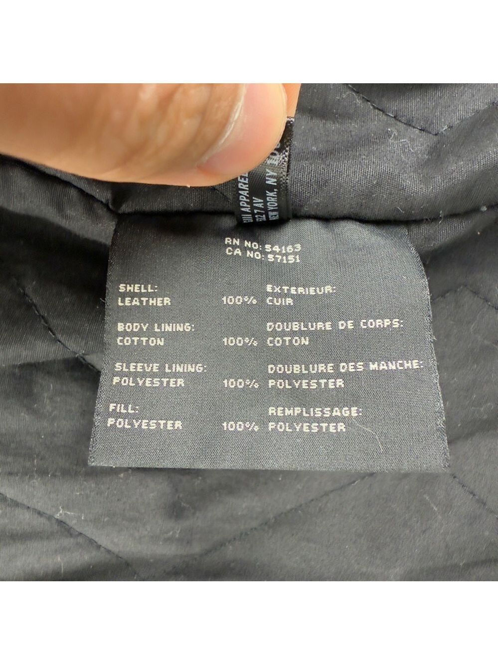 Andrew Marc Men's Size Medium 100% Black Soft Leather Jacket Full Zip AM8A1353 - Picture 5 of 16